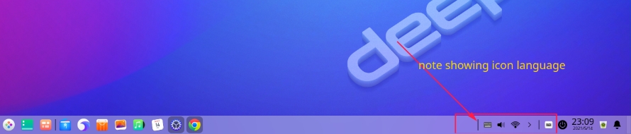 layout keyboard note showing icon 