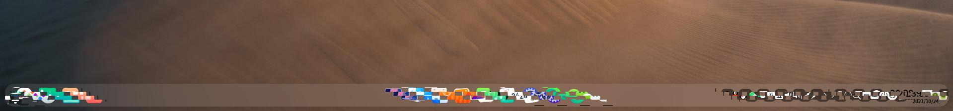 切换窗口特效后的任务栏